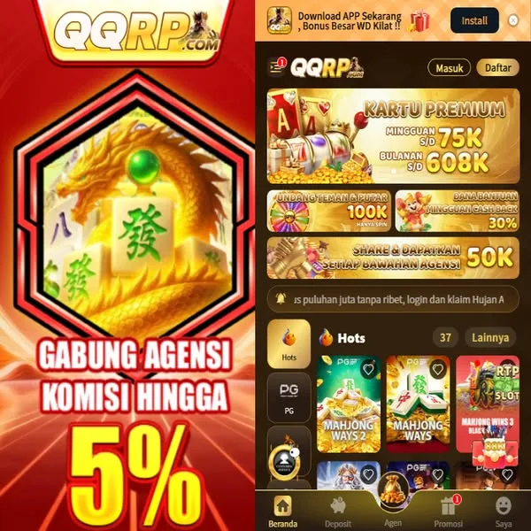 QQRP Bonus Member Baru 100%